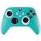Aqua Blue Blue Solid Xbox Series S Controller Skin
